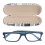 (Blue +100) Blaulichtfilter-Lesebrille +1,00 HD kratzfest leicht 1