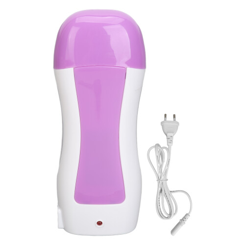 (EU Plug 220V) 40W Roll On Wax Heater Roller 100ML Purple
