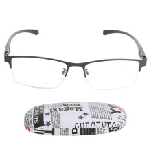 (+200) Photochromische Gleitsicht-Lesebrille Halbrahmen +2.00