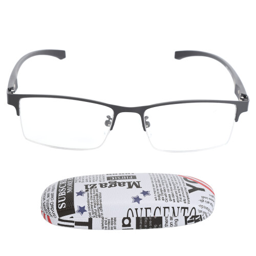 (+200) Photochromic Half Rim Reading Glasses +2.00