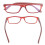 (Red +100) Blaulichtfilter-Lesebrille +1,00 HD kratzfest leicht 5