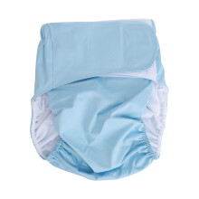(Light Blue) Wiederverwendbare Windel hochsaugend hellblau