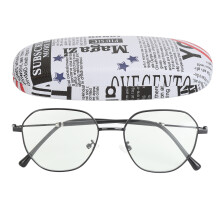 (Black Frame) Blaulichtschutz-Polarisierte UV-Sonnenbrille Metallrahmen