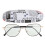 (Black Gold Frame) Blue Light Polarized UV Sunglasses Metal Frame 1