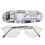 (Silver Frame) Blue Light Polarized UV Sunglasses Metal Frame 1