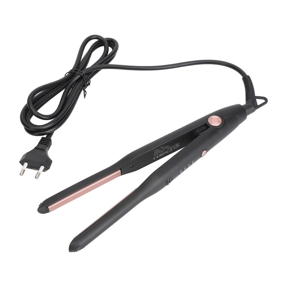 (EU Plug) Narrow Hair Straightener 4 Gear Temp Control Electric Iron 110-240V UK
