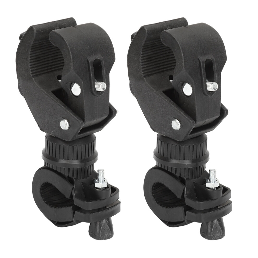 2 Sets Cane Holder 360 Rotating Crutch Bracket for Rollators Scooters