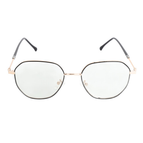 (Black Gold Frame) Blue Light Polarized UV Sunglasses Metal Frame 2