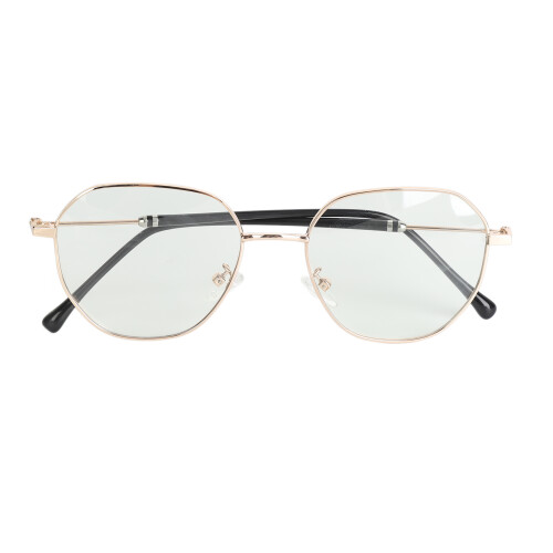 (Gold Frame) Blue Light Polarized UV Sunglasses Metal Frame 1