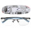 (Blue Legs +200) Lesebrille Blaulichtfilter Multifokus +200 1