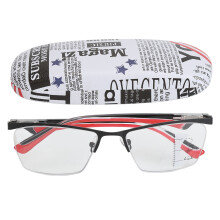 (Red Legs +300) Lesebrille Blaulichtfilter Multifokus +200