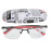 (Red Legs +300) Lesebrille Blaulichtfilter Multifokus +200 1