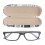 (Black Frame +100) Blaulichtfilter-Lesebrille +1,00 HD kratzfest braun 1