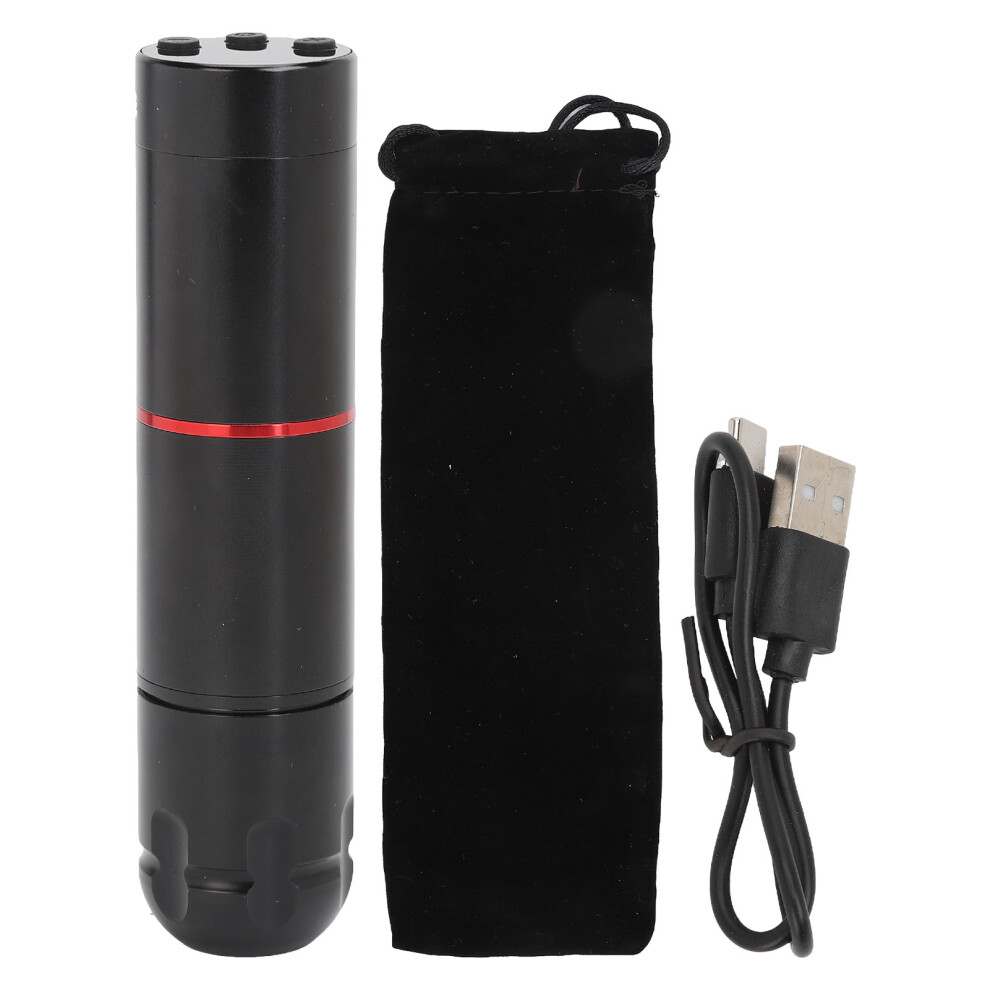 ( Circle) Wireless Tattoo Machine Pen 1800Mah Oled Rotary For Liner Shader Black/Red 461605387321