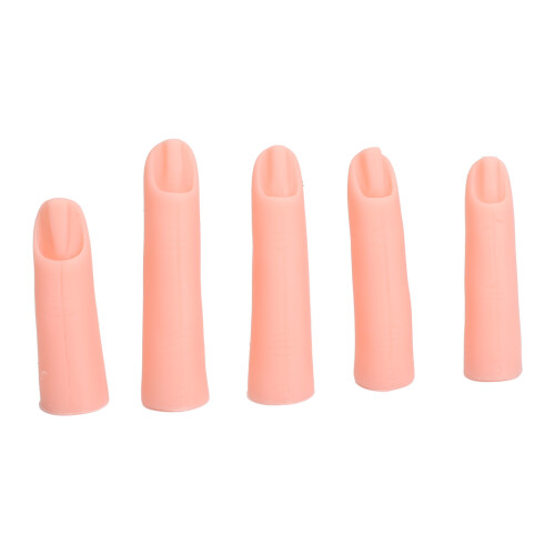 5x Fingernagel-Übungssilikon mit Magnet