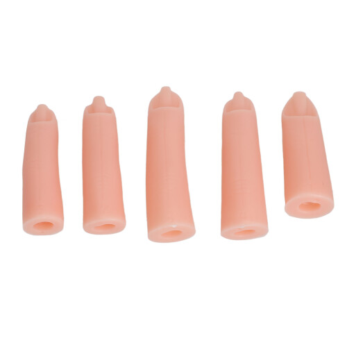 5 Stks Silicone Vingermodel Nail Art Training 1