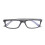 (Black Frame +100) Blaulichtfilter-Lesebrille +1,00 HD kratzfest braun 2