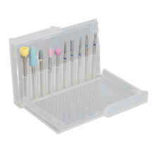 10x Nageldrillbits aus Wolframstahl Keramik Staubfrei