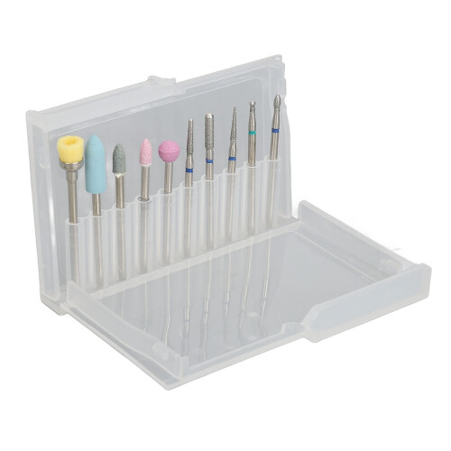 10x Nageldrillbits aus Wolframstahl Keramik Staubfrei