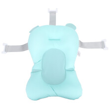 (Green) Babybadkissen 3-Punkt-Stütze schwimmend Mesh Sitz Grün