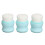 Spazzola viso doppia faccia 3 pezzi blu 1