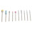 10x Nageldrillbits aus Wolframstahl Keramik Staubfrei 2