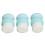 Spazzola viso doppia faccia 3 pezzi blu 2