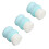 Spazzola viso doppia faccia 3 pezzi blu 5