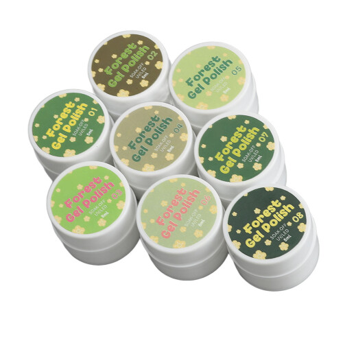 Colla smalto verde lucida gel lunga durata per salone 2