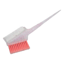 5Pcs Hair Dye Brush Pink Soft Bristle Glitter Handle Salon