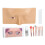 (Wheat Skin) 8pcs Pink Brush Set w/ 3D Silicone Face 1