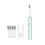 (Green) Electric Toothbrush Soft Bristle USB Charging Sonic White 1