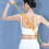 (Yellow) Portable Green Back Massage Roller Rope 5