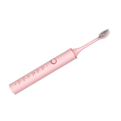 (Pink) Electric Toothbrush Soft Bristle USB Charging Sonic White 1
