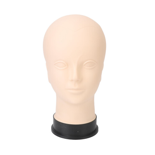 Silicone Lash Mannequin Head Realistic Skin Texture PVC Base