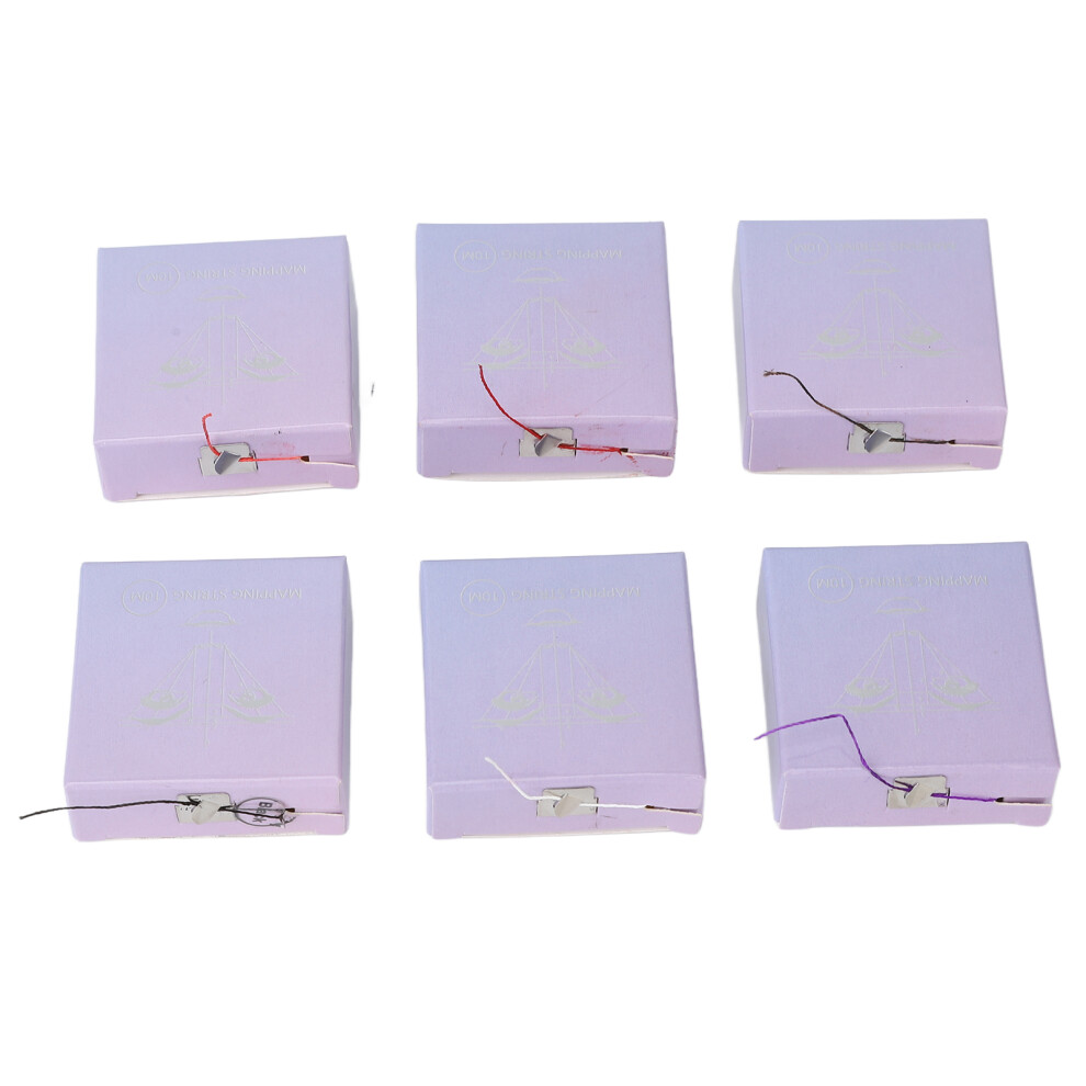 6PCS Brow Mapping String 10m Pre-Inked for Permanent Makeup