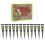 12pcs Waterproof DIY Tattoo Paste Cone for Salon Brown 1
