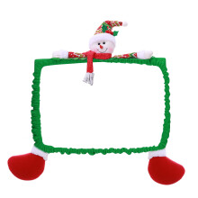 (Snowman) 19-27inch PC Monitor 3D Cartoon Frame Protective Cover Snowman