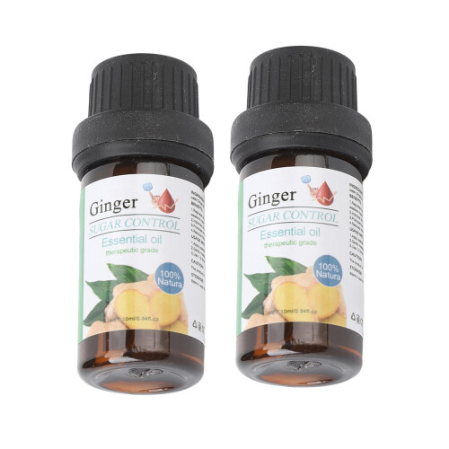 2pcs 10ml Ginger Sugar Control Essential Oil Blood Sugar 2