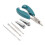 7pcs Nail Clippers Set Dead Skin Fork Forceps Scraper Tools Bag 5