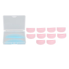(Blue Pink) Permanente Wimpernzwinge Ultradünn Silikon Wiederverwendbar Rosa
