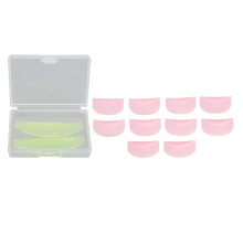 (Yellow Pink) Permanente Wimpernzwinge Ultradünn Silikon Wiederverwendbar Rosa