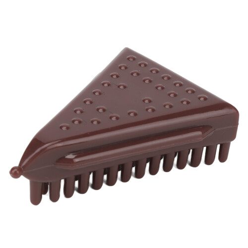 Silicone Massage Brush Triangle Breast Slimming Brown