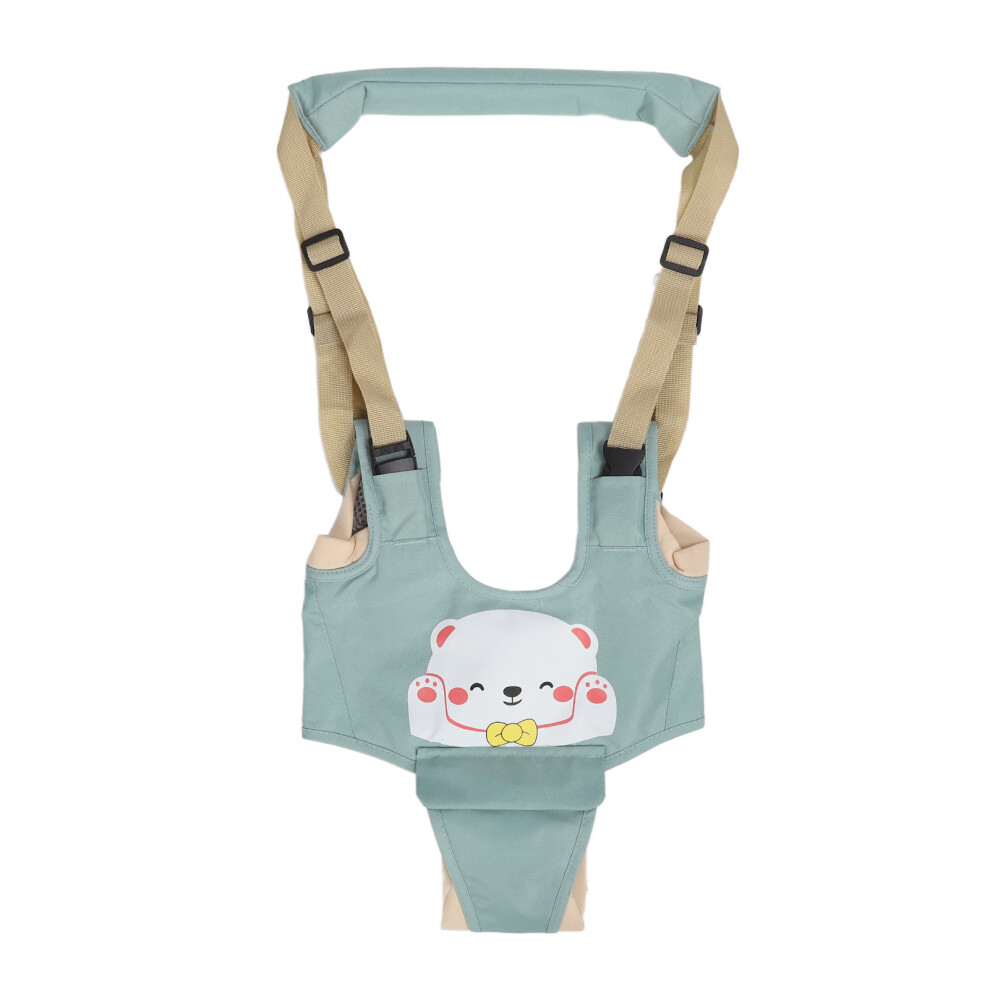 Baby Walking Harness Adjustable Breathable 6-36 Month Green