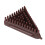 Silicone Massage Brush Triangle Breast Slimming Brown 4