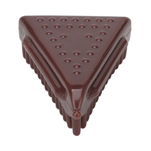 Silicone Massage Brush Triangle Breast Slimming Brown 1