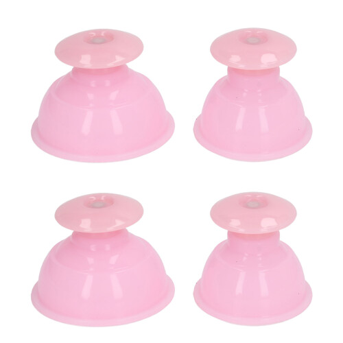 4-teiliges Schröpfkopfset Vakuum Silikon-Massagebecher 1