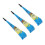 12pcs 25g Temporary Tattoo Paste Cone Blue Long Lasting 5