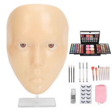 (Yellow Skin) 5D Silikon-Make-up-Mannequin Wimpern/Lineer Pinsel Gelbe Haut