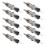 (Black) 10pcs Cartucce Tattoo 2ml 0.5mm Liner Shader 2